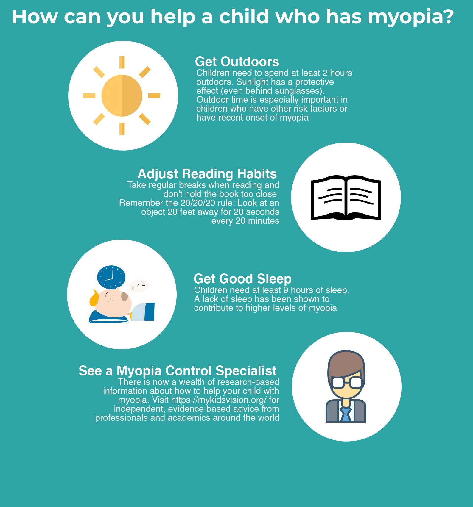 5 tips for helping a child with myopia